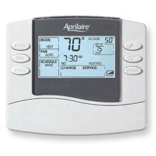 Aprilaire 8463 Thermostat, Programmable Dual Powered Thermostat 1Heat/1Cool