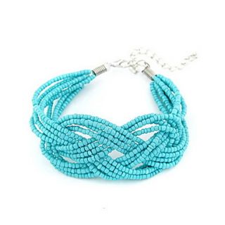Bohemian Style Alloy With Beads Hand made Womens Bracelet (More Colors)