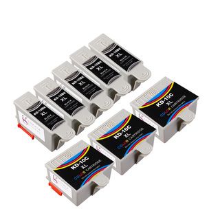 Sophia Global Compatible Ink Cartridge Replacement For Kodak 10xl (5 Black, 3 Color) (MultiPrint yield Up to 770 pages per black cartridge and up to 765 pages per color cartridgeModel SG5eaKodak10XLB3eaKodak10XLCPack of 8We cannot accept returns on thi