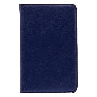 7 Inch Lichee Pattern PU Leather Case 360 Degree Rotation Stand for Google Nexus 7
