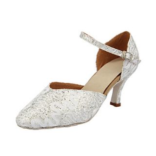 Customized Womens Sparkling Glitter Upper Dance Shoes