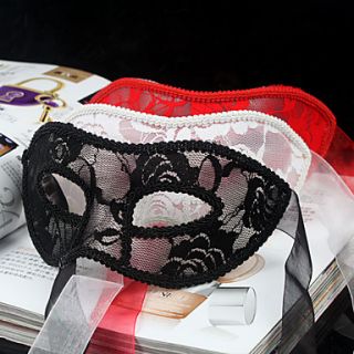Mystery Floral Lace Masquerade Half Face Mask
