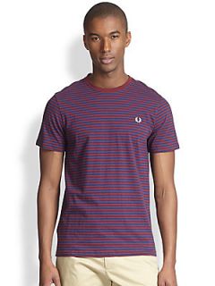Fred Perry Striped Crewneck Tee
