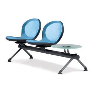 OFM Net Series Seating Bench with Table NB 3G Color Sky Blue