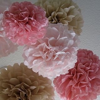 14 inch Paper Flower Wedding Decorations   Set of 4 (More Colors)