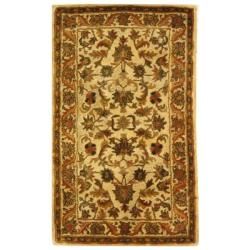 Handmade Heritage Ivory Wool Rug (3 X 5)