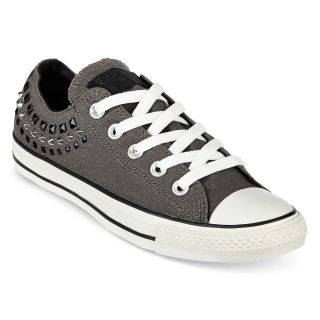 Converse Chuck Taylor All Star Womens Studded Sneakers, Charcoal