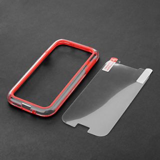 Fashion Design Two tone Plastic and TPU Bumper Case for Samsung Galaxy S4 i9500/i9505