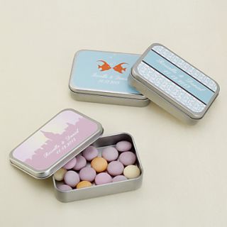 Personalized Mint Tins   Set of 12 (More Designs)