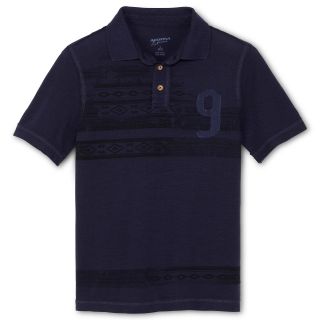 ARIZONA Piqué Polo Shirt   Boys 4 18, Navy Sport, Boys