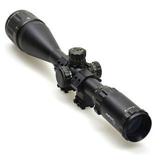 Sniper 4 16X50AOE Rifle Scope with Green/Red Mil dot Reticle and Sunshade