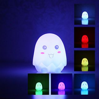 Eggshell Shaped Colorful LED Night Light