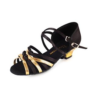 Fashion Womens Suede With Leatherette Upper Latin Dance Shoes