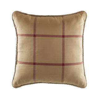 Croscill Classics Manchester 18 Square Decorative Pillow, Claret, Boys