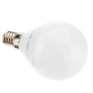 E14 G45 5W 28x3022SMD 350LM 2700K Warm White Light LED Ball Bulb (220 240V)