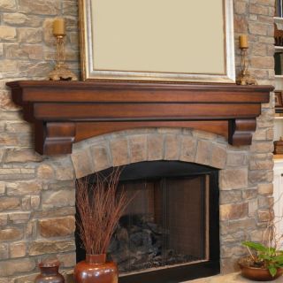 Pearl Mantels Auburn Traditional Fireplace Mantel Shelf   495 60