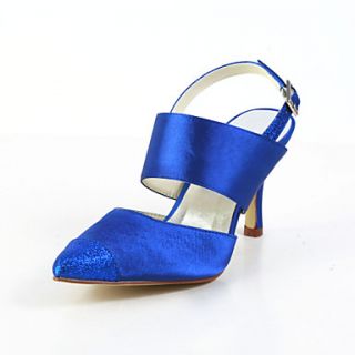 Satin Stiletto Heel Sandals Wedding Shoes(More Colors)