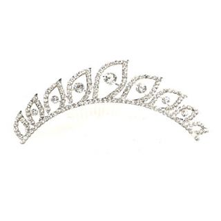 Lovely Alloy Tiaras With Rhinestone For Wedding/Special Occasion