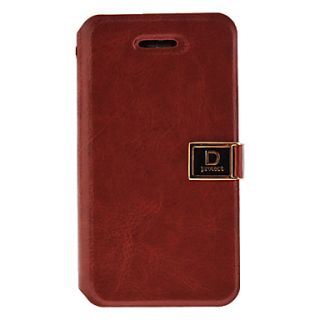 Solid Color Full Body Case with Card Slot and PC Back Cover for iPhone 4/4S (Optional Colors)