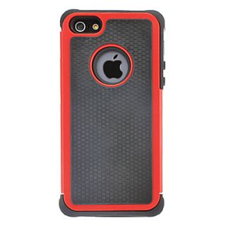 Hybird Rugged Impact Hard Case with Interior Silicone Back Cover for iPhone 5/5S (Optional Colors)