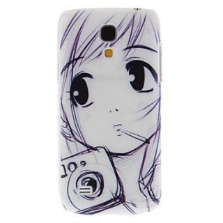 Girl with Camera Pattern Hard Case for Samsung Galaxy S4 mini I9190