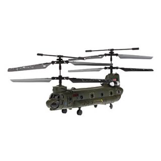 SYMA S026G 3 Channel Infrared Remote Control Mini Helicopter with Gyro (Army Green,6xAA)