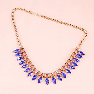 European and American luxury jewelry drop gems flash diamond necklace clavicle female temperament sense N1034 N1035