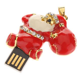 Metal Santa Claus Package Model USB 16GB