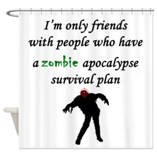  Zombie Plan Shower Curtain  Use code FREECART at Checkout