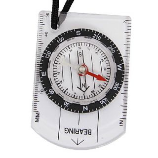 Portable Plastic Compass with Hanging Rope