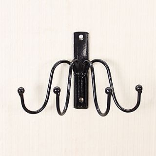 4Functional Metal Coat Hook(4 Hooks)