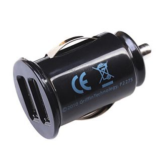 Mini Dual USB 2 Port Car Charger Adaptor For Apple iPhone5 3GS 4 4G iPod
