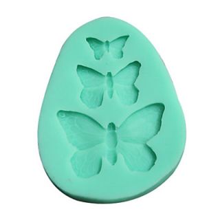 3D Silicone Mold Butterfly Shaped Mould(Random Color)