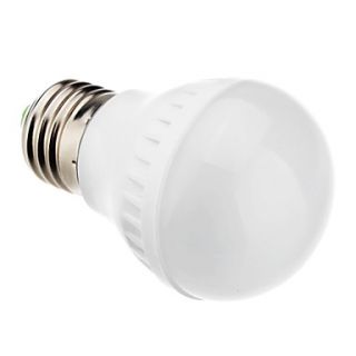 E27 4W 60x3528SMD 330 360LM 2500 3500K Warm White Light LED Globe Bulb (220 240V)