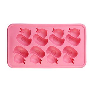 Silicone Duck Freeze 1PC Ice Cube Tray Mold