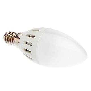 E14 4W Ceiling Fan 6x5730SMD 280LM 3000K Warm White Light LED Candle Bulb (220 240V)
