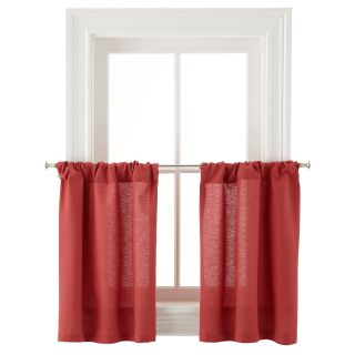 JCP Home Collection  Home Holden Rod Pocket Cotton Window Tiers,