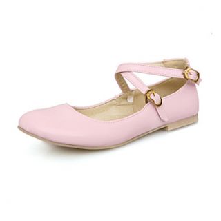 Faux Leather Flat Heel Mary Jane Flats Shoes(More Colors)