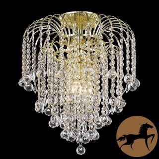 Christopher Knight Home Crystal 4 light Gold Chandelier