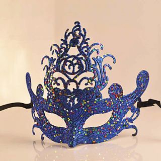 Masquerade Queen PVC Gold Powder Halloween Mask