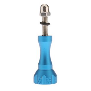 Fat Cat A LS5 CNC Aluminum Alloy Thumb Knob Stainless Bolt 5.3cm Screw for Gopro Hero 2/3/3 Blue