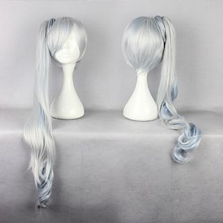 RWBY Weiss Schnee White Silver and White Mixed Cosplay Wig