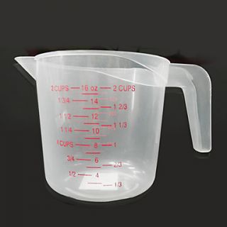 500ml Plastic Baking Tool Measuring Cup With Scale
