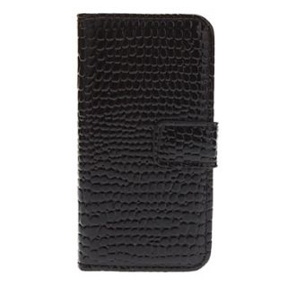 Stylish Crocodile Stripe Pattern Full Body Case with Stand and Card Slot for iPhone 5/5S (Assorted Colors)