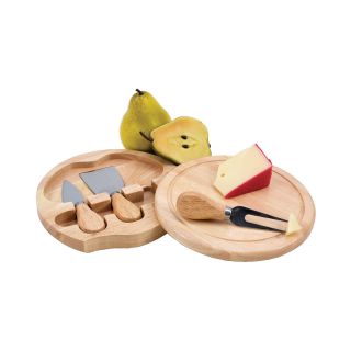 Picnic Time Brie Cheese Board with Tools