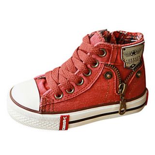 Canvas Girls Fashion Sneaker with Lace up