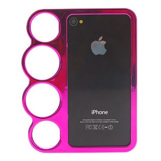 Special Design Solid Color Bumper Frame with Rings for iPhone 4/4S (Assorted Colors)