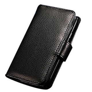 Multifunction Wallet Style Black PU Leather Durable Case with 7 Card Holders Slot for Samsung Galaxy S4 I9500