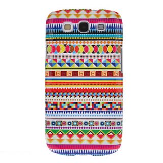 Colorful Dense Graphic Pattern Protective Hard Back Cover Case for Samsung Galaxy S3 I9300