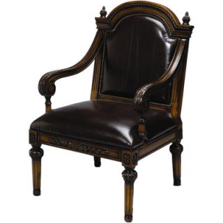 AA Importing Leather Arm Chair 38650
